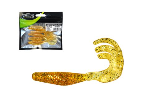 WIZARD HARPEX TWIST DOUBLE EVO GOLDEN 9CM 5PCS/BAG