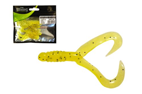 WIZARD HARPEX TWIST DOUBLE POPPY-YELLOW 7CM 5PCS/BAG