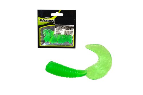 WIZARD HARPEX TWIST GREEN 3CM 15PCS/BAG