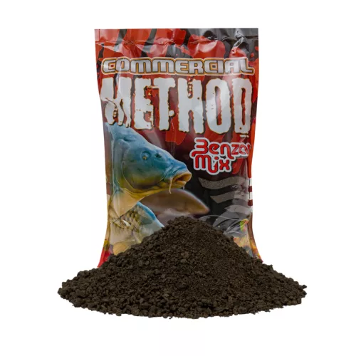 BENZÁR MIX COMMERCIAL ETETŐANYAG BLACK HALIBUT FEKETE 800G R