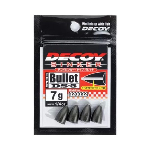 DS-5H DECOY SINKER TYPE HEAVY BULLET 21G GUN BLA 3PCS/BAG