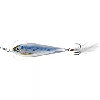 LIVETARGET FLUTTER SHAD JIGGING SPOON SILVER/BLUE50 MM 11 G
