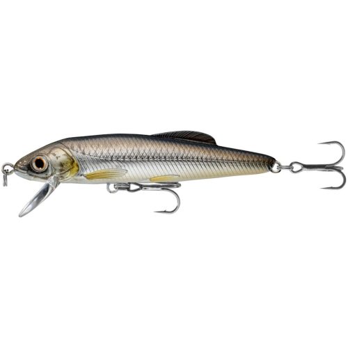 LIVETARGET MINNOW FINESSE JERKBAIT SILVER/BLACK 75 MM 7G 