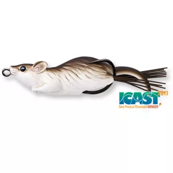 LIVETARGET MOUSE WALKING BAIT BROWN/WHITE 60 MM 11G 