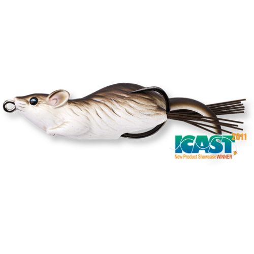 LIVETARGET MOUSE WALKING BAIT BROWN/WHITE 60 MM 11G 