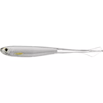   LIVETARGET GHOST TAIL MINNOW DROPSHOT BAIT SILVER/PEARL 95 MM
