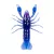 LIVETARGET 2.8" CRAWFISH UN-RIGGED BLUE / PURPLE 71 MM  SINKING 6DB/CS
