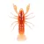 LIVETARGET 2.8" CRAWFISH UN-RIGGED FIRE / ORANGE 71 MM SINKING 6DB/CS