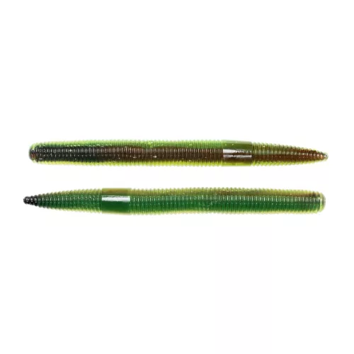 LIVETARGET 3" STICK WORM BROWN / CHARTREUSE 76 MM  SINKING