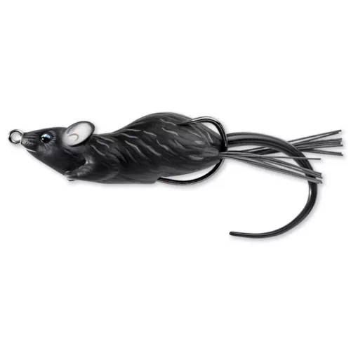 LIVETARGET MOUSE WALKING BAIT BLACK/BLACK 90 MM 28 G FLOATING