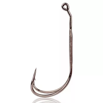 MUSTAD FROG DOUBLE HOROG - 2X STRONG BLACK NICKEL 2/1 2DB/CS