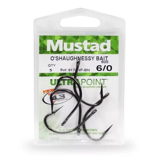 MUSTAD O'SHAUGHNESSY BAIT 4/0 5DB/CS
