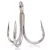 MUSTAD UN INLINE TREBLE - 5X STRONG TITAN STEEL 5/0 3DB/CS