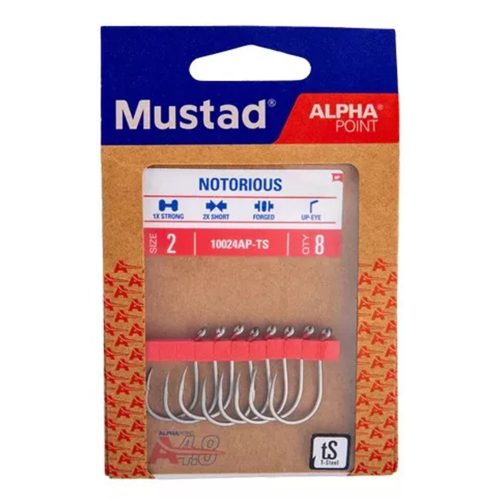 MUSTAD NOTORIOUS, 2/0 7DB/CS