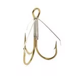 MUSTAD WEEDLESS TREBLE 6 BRONZE 5DB/CSOMAG