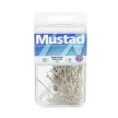 MUSTAD LONG SHANK BEAK 1/0 NICKEL 25PCS/BAG