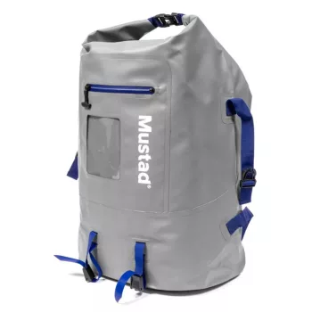   MUSTAD  VÍZÁLLÓ TÁSKA DAYBREAK DRY ROLL-UP BACK PACK, GRAY/BLUE, 40L