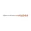 MUSTAD AJI BEAVER TAIL 2.5'' UV CLEAR RED GLITTER 12DB/CSOMAG