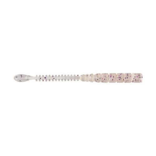MUSTAD AJI BEAVER TAIL 2.5'' CLEAR PURPLE GLITTER 12DB/CSOMAG