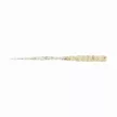 MUSTAD AJI STRAIGHT TAIL 3'' CLEAR LUMINOUS SILVER GLITTER 12DB/CSOMAG