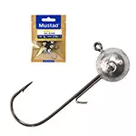 MUSTAD  BALL JIG HEAD W/KEEPER 1/0 10G 25PCS LEAD
