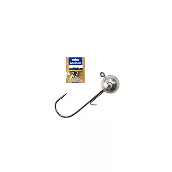 MUSTAD  BALL JIG HEAD W/KEEPER 6/0 25G  LEAD