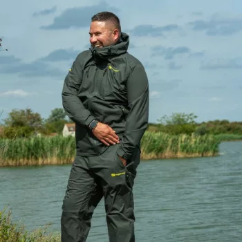   RIDGEMONKEY APEAREL THERMAPRO WATERPROOF SHELL TROUSERS GREEN S