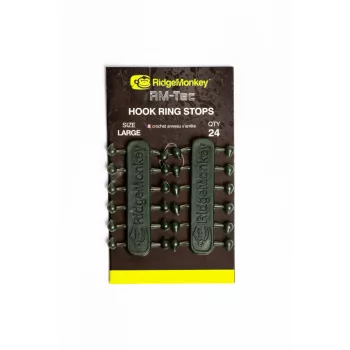   RIDGEMONKEY RM-TEC HOOK-RING STOPS CSÚSZÓGYŰRŰ RÖGZITŐ 24DB SMALL