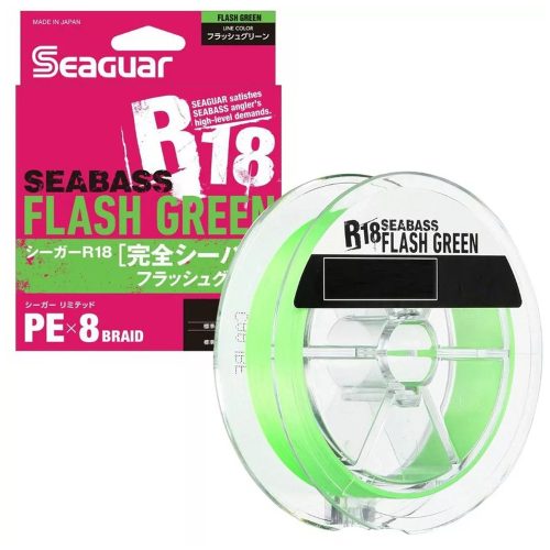 SEAGUAR R18 KANZEN SEABASS FLASH GREEN 150M 0.6PE