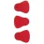 Fox Rage Predator Bait Fins – Red