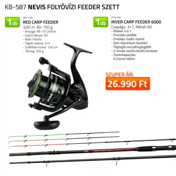 Folyóvízi feeder szett 1847-360+ 2516-460