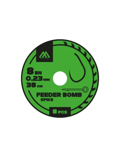 Mikado Feeder Bomb Csalitüskés Szakállnélküli Horog No. 12