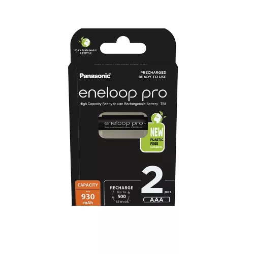 eneloop pro BK-4HCDE/2BE AAA/mikro 930mAh Ni-MH akkumulátor 2db/csomag