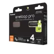 eneloop pro BK-4HCDEC4BE AAA/mikro 930mAh Ni-MH akkumulátor 4db/csomag + akkubox