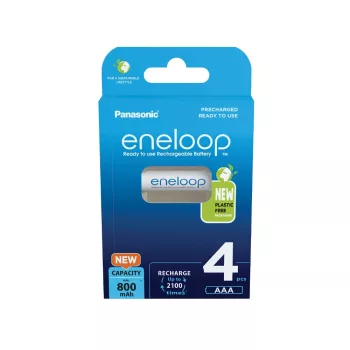   eneloop BK-4MCDE/4BE AAA/mikro 800mAh Ni-MH akkumulátor 4db/csomag