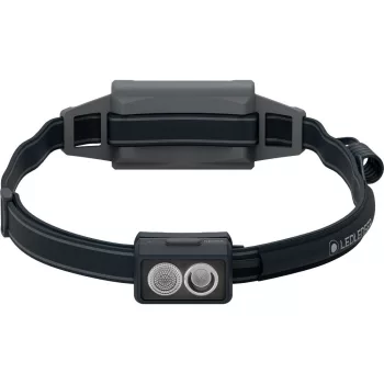   LEDLENSER NEO5R 600lm tölthető futó-fejlámpa 100m Li-ion/ Fekete/szürke