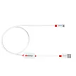 SKROSS USB kábel, töltő, szinkron, alarm (lightning) 1m