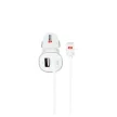 SKROSS USB töltő, autós, szivargyújtó (USB-C, USB-A)