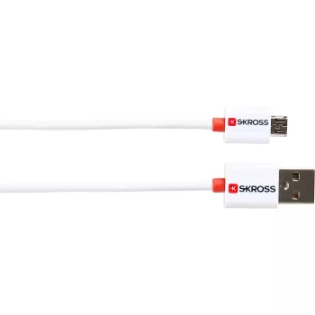 SKROSS USB kábel, töltő, szinkron (microUSB)