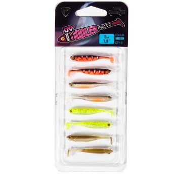 Fox Rage Micro Tiddler Fast Mixed Colour Lure Pack