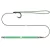 MADCAT BUNGEE PELLET RIG, 70CM, 0,95MM, 3/0 SP