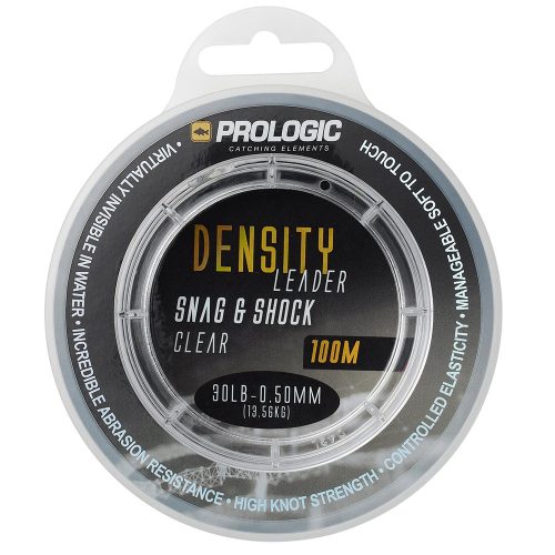 PROLOGIC BOJLIS ELŐTÉT ZSINÓR DENSITY SNAGNSHOCK LEADER 100M, 0,60MM CLE