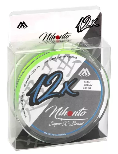 Mikado Nihonto Super X-Braid Fluo 0.12mm 150m